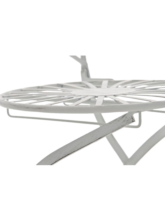 Lot de 2 chaises Indra, blanc antique