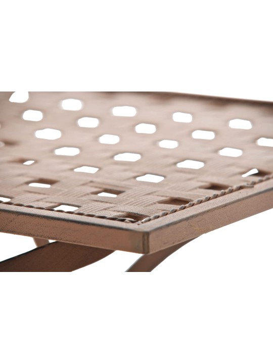 Lot de 2 chaises pliantes Asina, brun antique Lot de 2 chaises pliantes Asina, brun antique