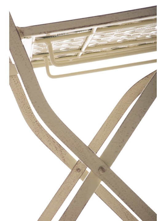 Lot de 2 chaises pliantes Asina, crème antique Lot de 2 chaises pliantes Asina, crème antique