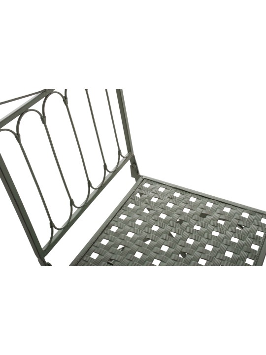 Lot de 2 chaises pliantes Asina, vert antique