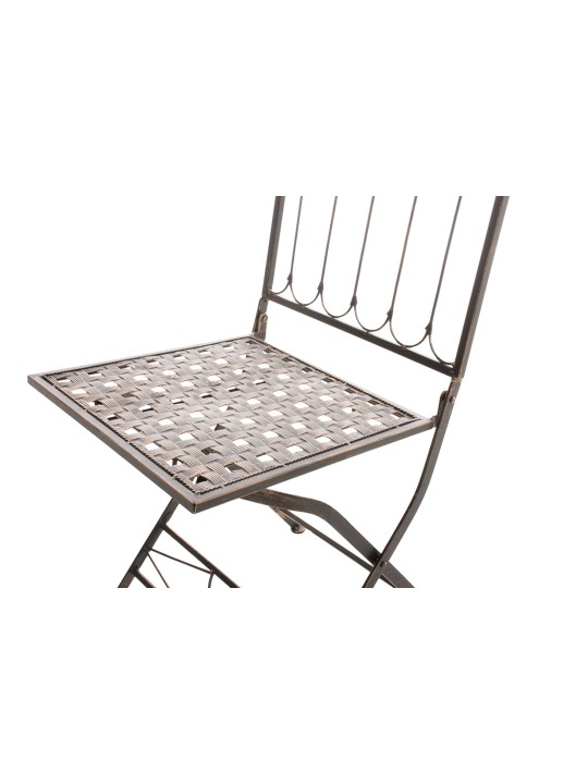 Lot de 2 chaises pliantes Asina, bronze Lot de 2 chaises pliantes Asina, bronze
