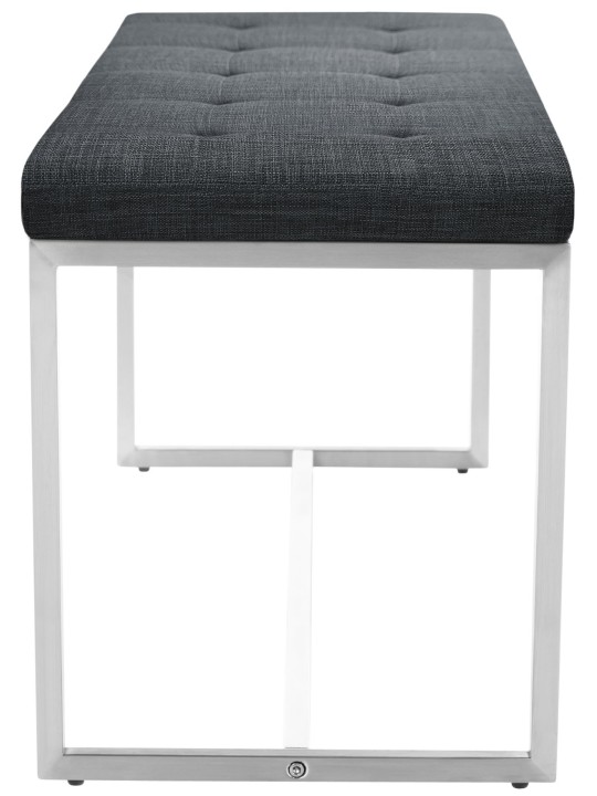 Banc Barci TISSU, gris foncé