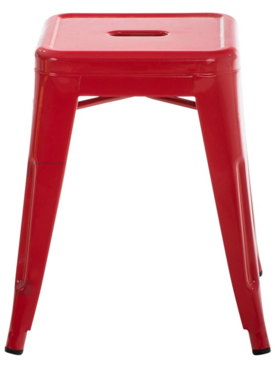 Ensemble de 4 tabourets Armin, rouge