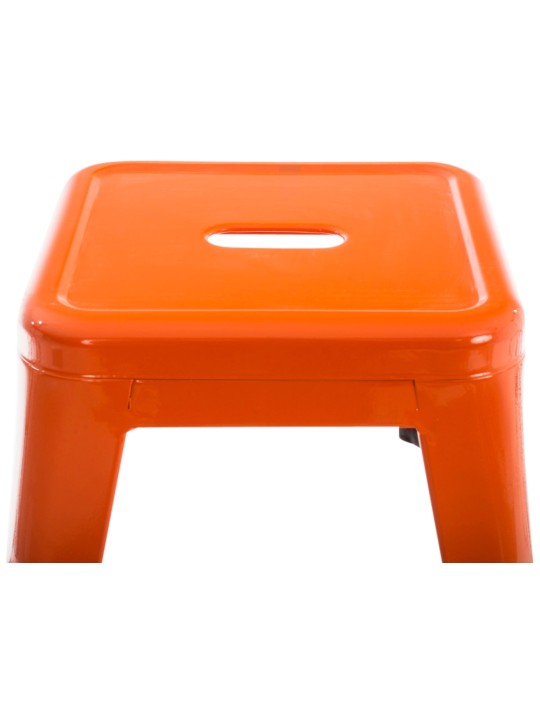 Ensemble de 4 tabourets Armin, orange