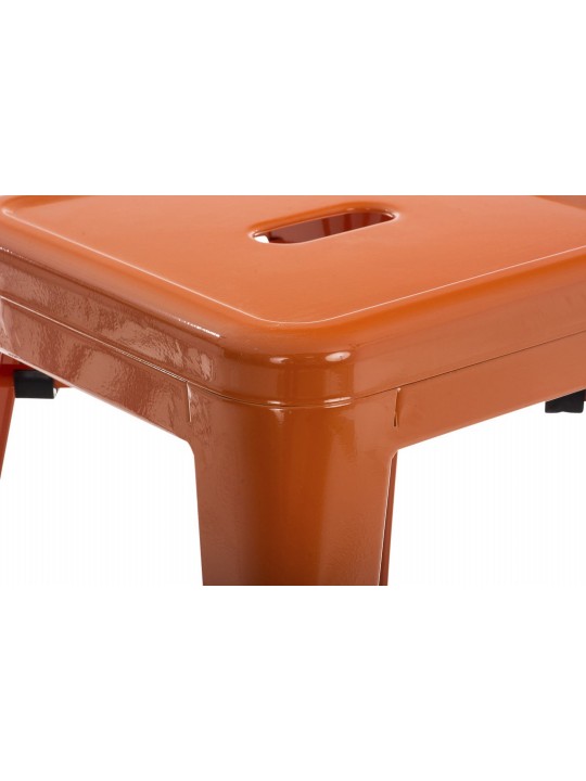 Ensemble de 4 tabourets Armin, orange
