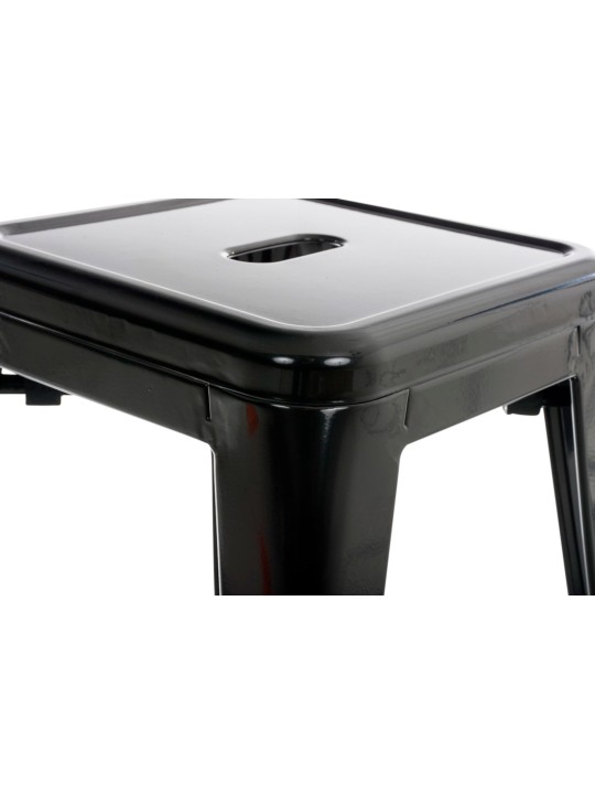 Ensemble de 4 tabourets Armin, noir