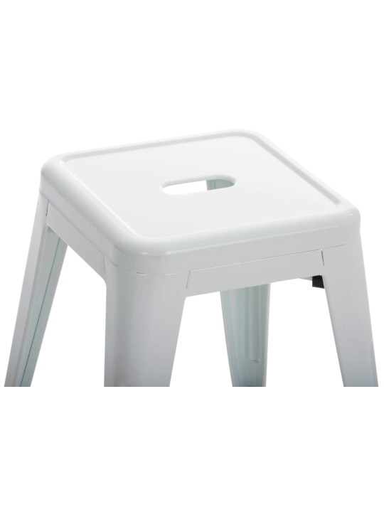 Ensemble de 4 tabourets Armin, blanc