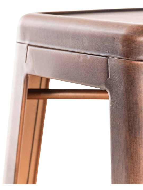 Tabouret de bar Joshua V2, cuivre