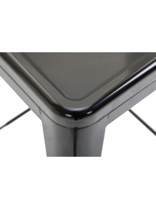 Lot de 2 tabourets de bar Joshua V2, noir