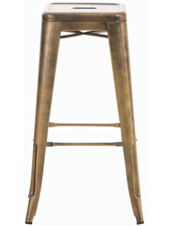 Lot de 2 tabourets de bar Joshua V2, or Lot de 2 tabourets de bar Joshua V2, or