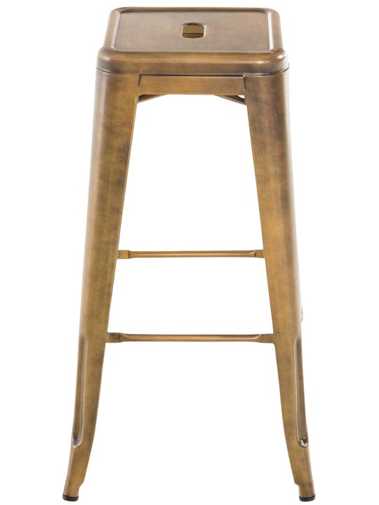 Lot de 2 tabourets de bar Joshua V2, or Lot de 2 tabourets de bar Joshua V2, or