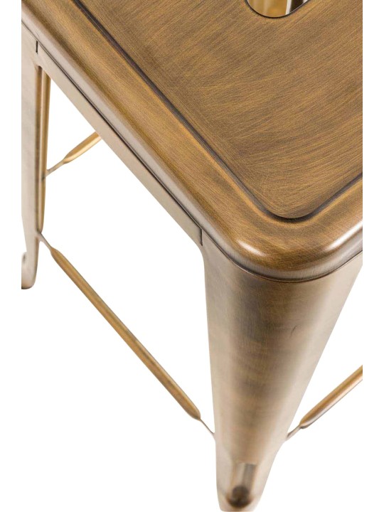 Lot de 2 tabourets de bar Joshua V2, or Lot de 2 tabourets de bar Joshua V2, or