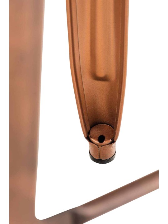 Lot de 2 tabourets de bar Joshua V2, cuivre