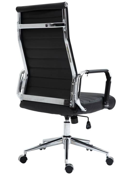 Chaise de bureau Columbus cuir véritable, noir Chaise de bureau Columbus cuir véritable, noir