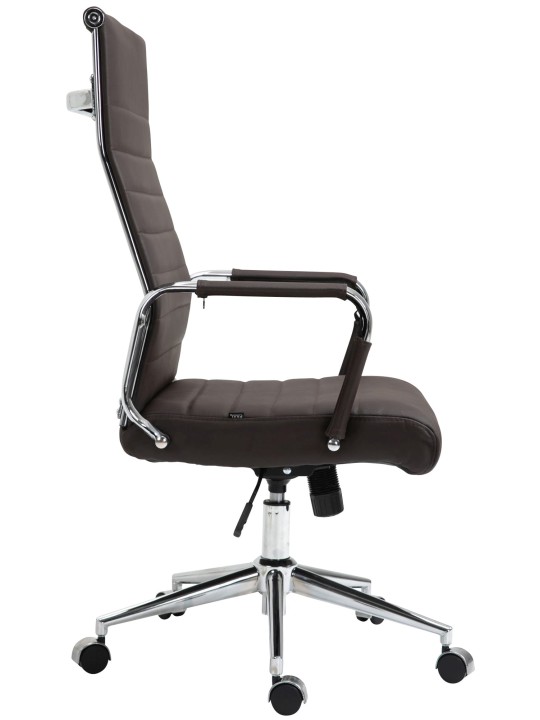 Chaise de bureau Columbus cuir véritable, brun Chaise de bureau Columbus cuir véritable, brun