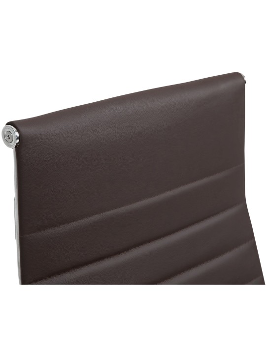 Chaise de bureau Columbus cuir véritable, brun Chaise de bureau Columbus cuir véritable, brun