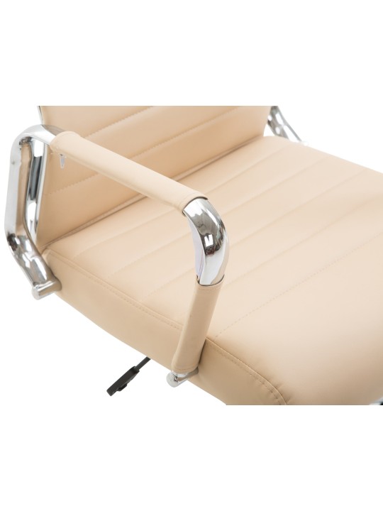 Chaise de bureau Columbus, crème