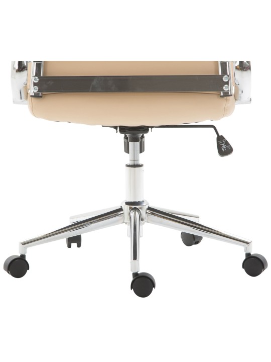 Chaise de bureau Columbus, crème