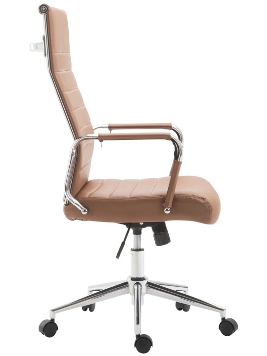 Chaise de bureau Columbus, brun clair