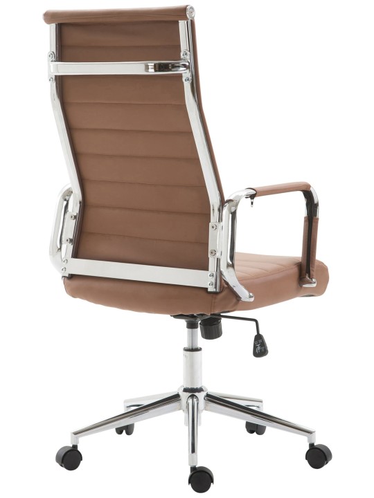 Chaise de bureau Columbus, brun clair