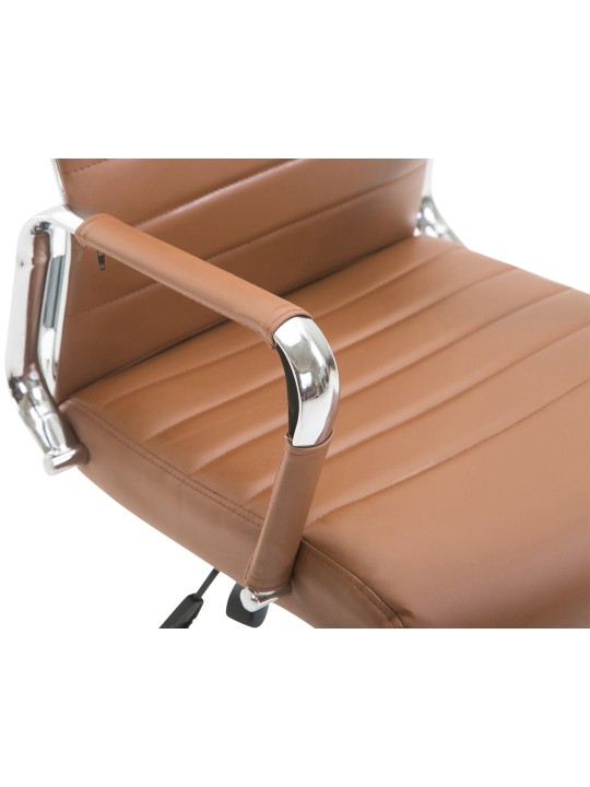 Chaise de bureau Columbus, brun clair