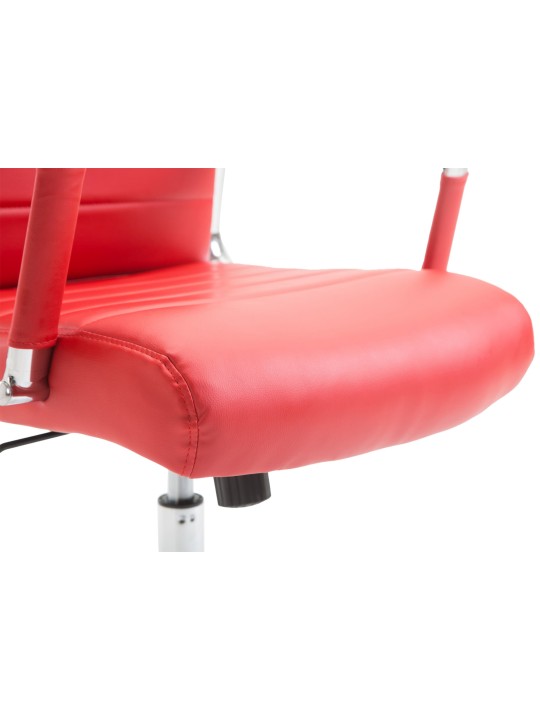 Chaise de bureau Columbus, rouge