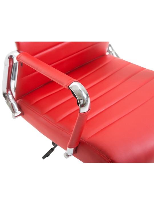 Chaise de bureau Columbus, rouge