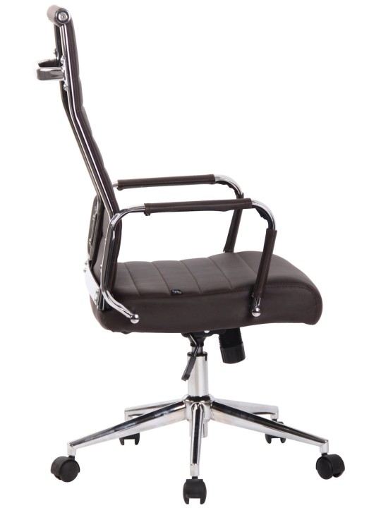 Chaise de bureau Columbus, brun