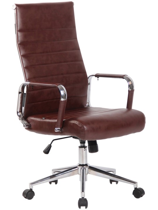 Chaise de bureau Columbus, bordeaux