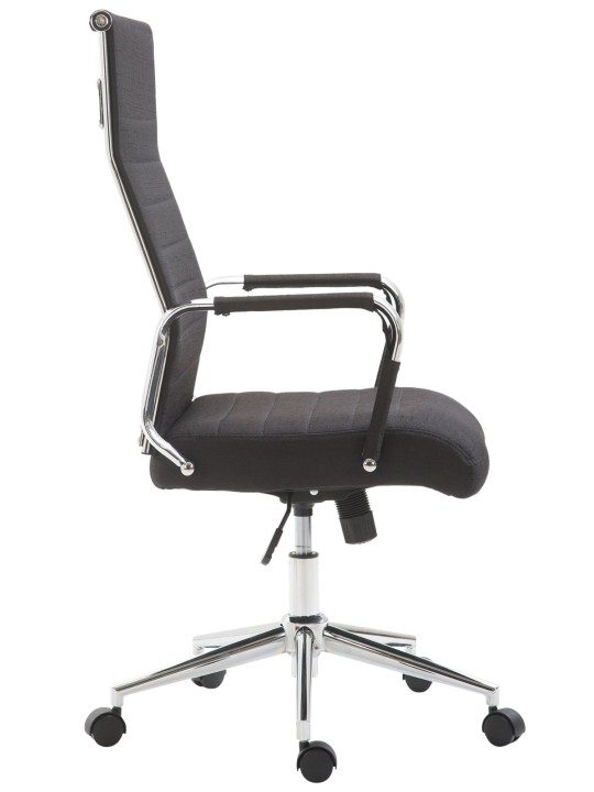 Chaise de bureau Columbus tissu, noir Chaise de bureau Columbus tissu, noir