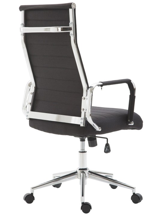 Chaise de bureau Columbus tissu, noir Chaise de bureau Columbus tissu, noir