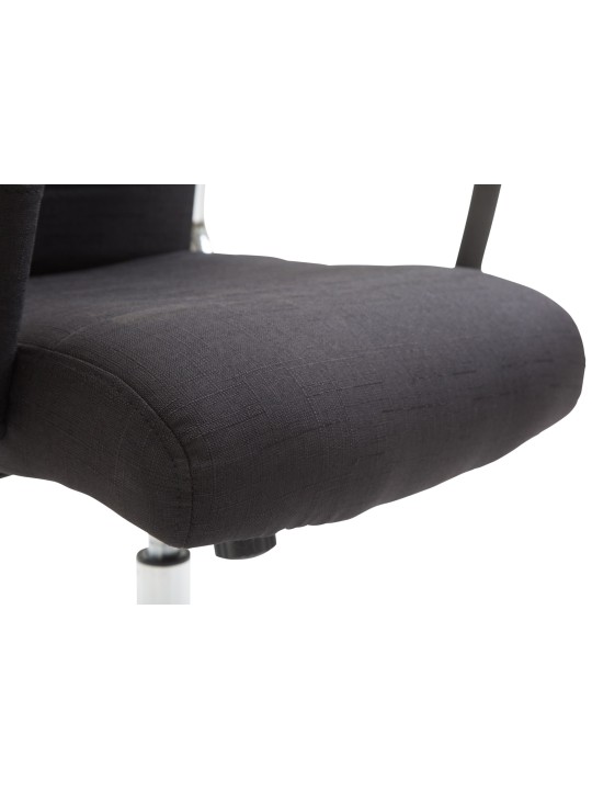 Chaise de bureau Columbus tissu, noir Chaise de bureau Columbus tissu, noir