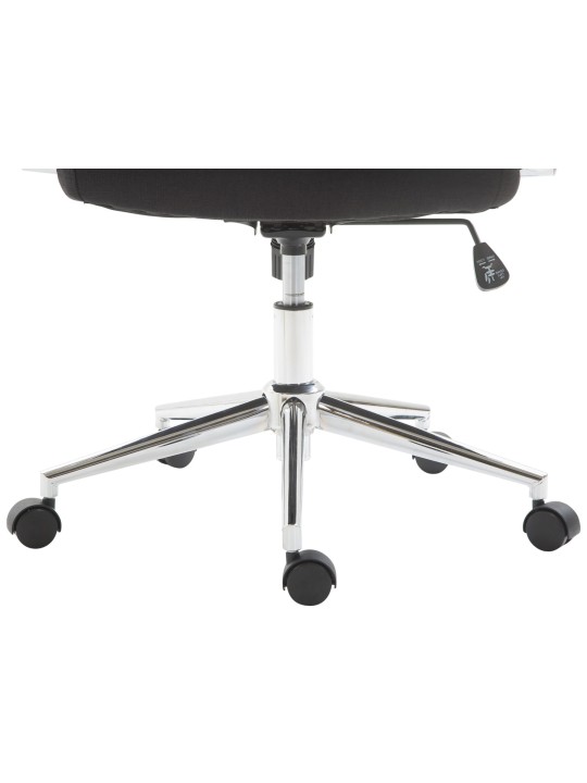 Chaise de bureau Columbus tissu, noir Chaise de bureau Columbus tissu, noir