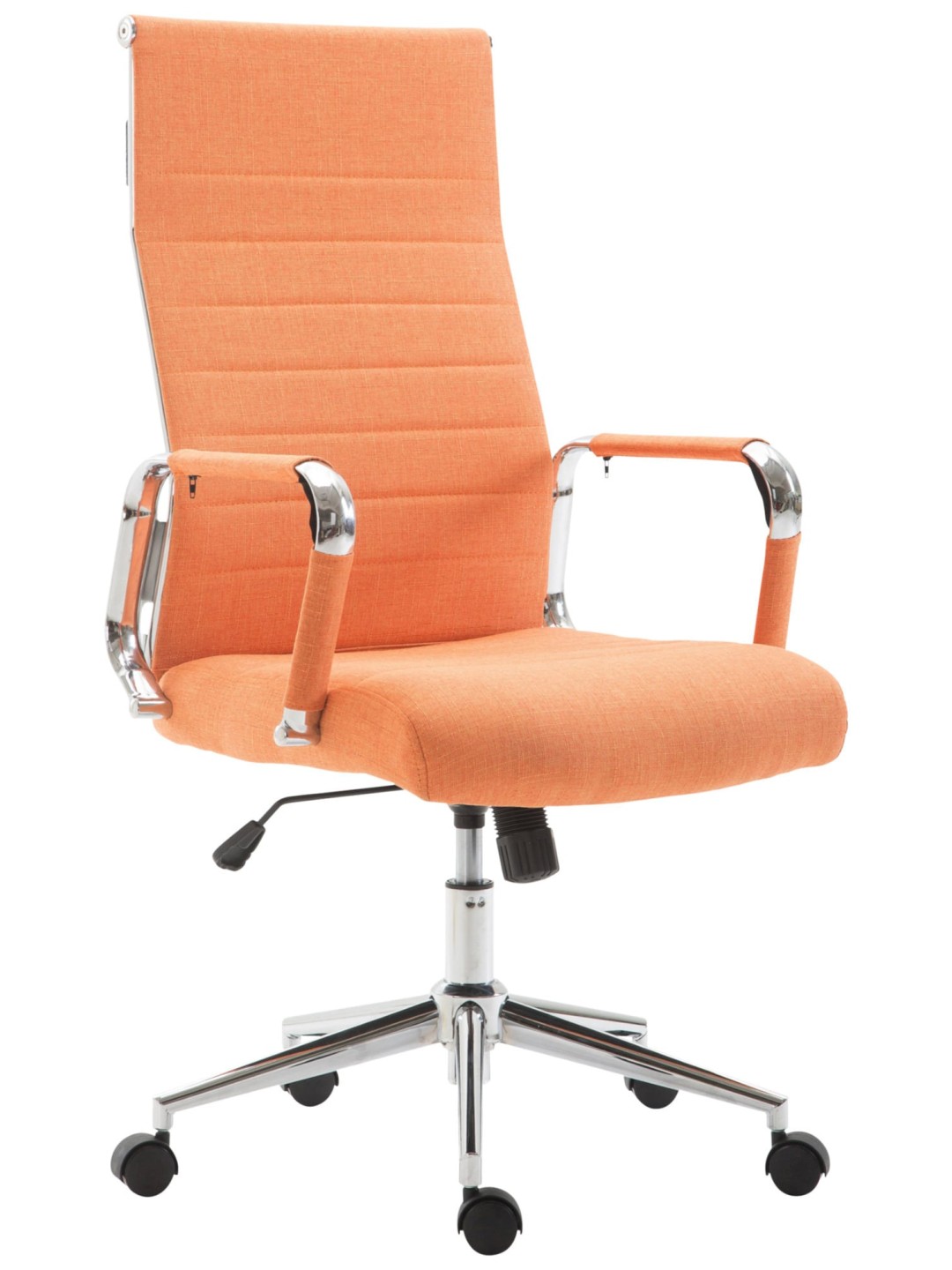 Chaise de bureau Columbus tissu, orange