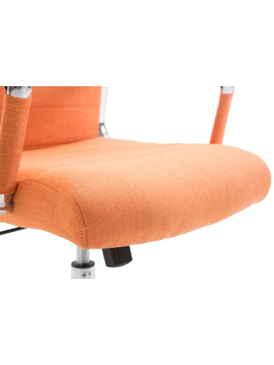 Chaise de bureau Columbus tissu, orange Chaise de bureau Columbus tissu, orange