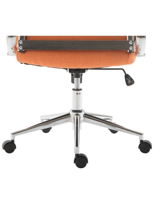 Chaise de bureau Columbus tissu, orange Chaise de bureau Columbus tissu, orange