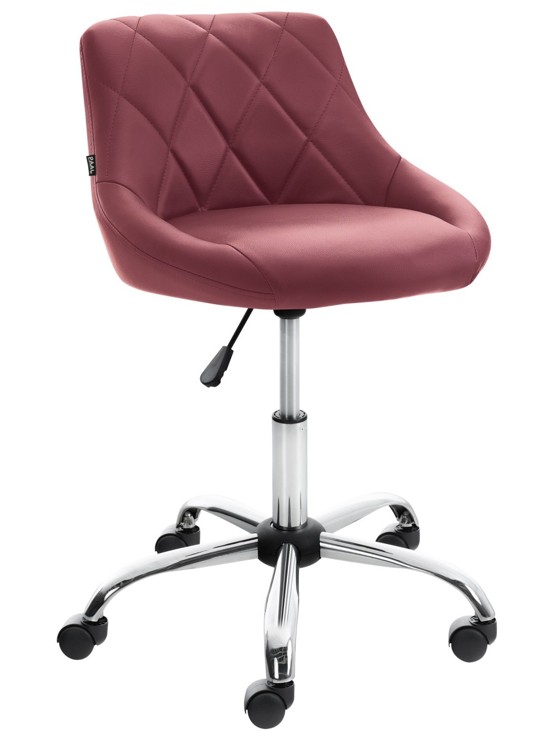 Tabouret de travail Lazio simili cuir, bordeaux