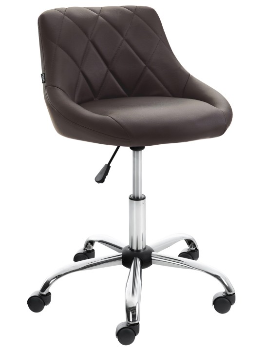 Tabouret de travail Lazio simili cuir, brun Tabouret de travail Lazio simili cuir, brun