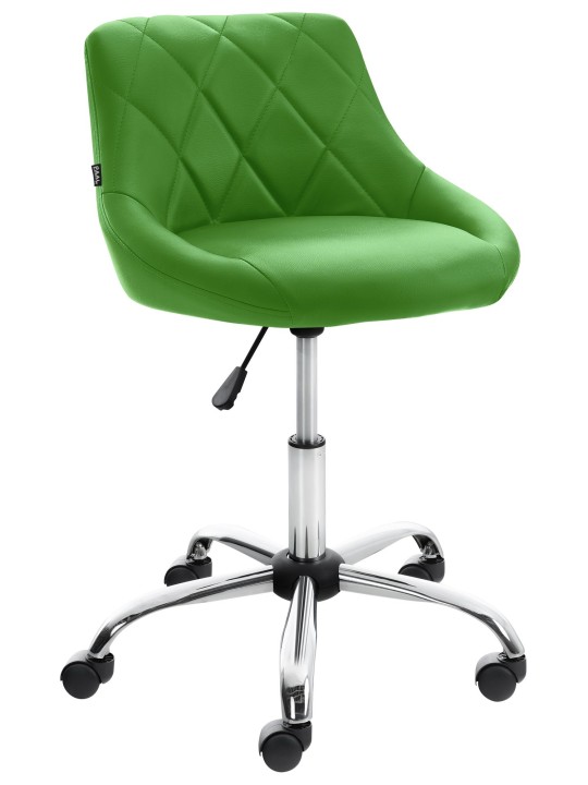 Tabouret de travail Lazio simili cuir, vert Tabouret de travail Lazio simili cuir, vert