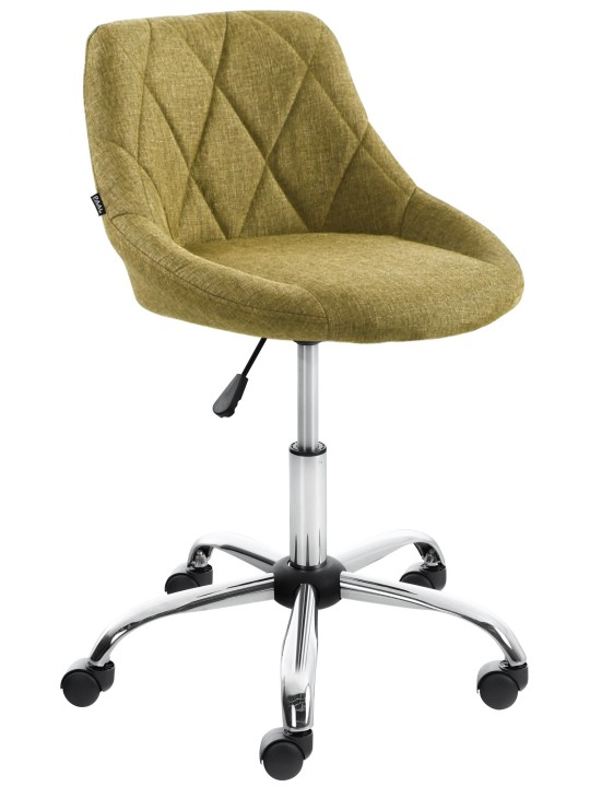 Tabouret de travail Lazio tissu, vert Tabouret de travail Lazio tissu, vert