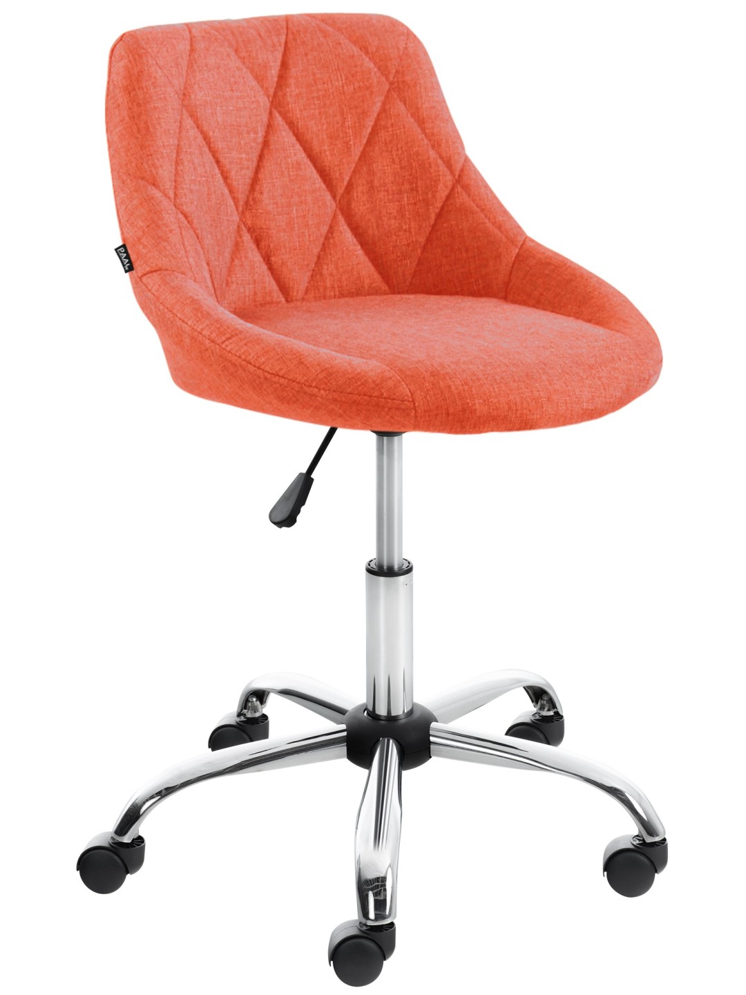 Tabouret de travail Lazio tissu, orange