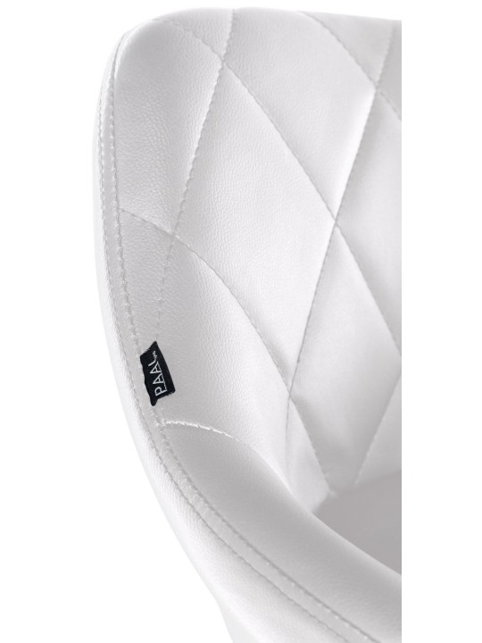 Tabouret de travail Lazio simili cuir, blanc Tabouret de travail Lazio simili cuir, blanc