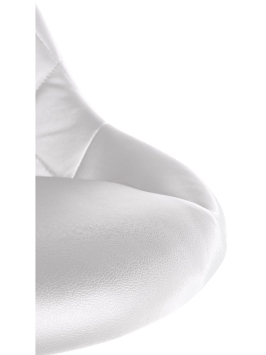 Tabouret de travail Lazio simili cuir, blanc Tabouret de travail Lazio simili cuir, blanc