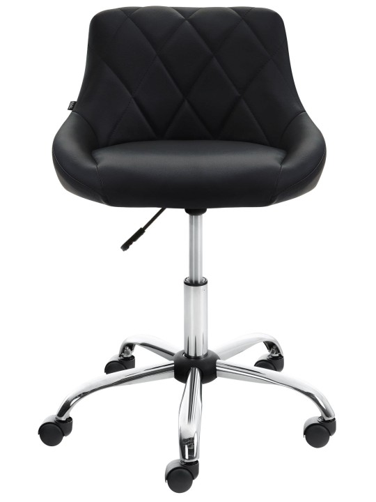 Tabouret de travail Lazio simili cuir, noir Tabouret de travail Lazio simili cuir, noir