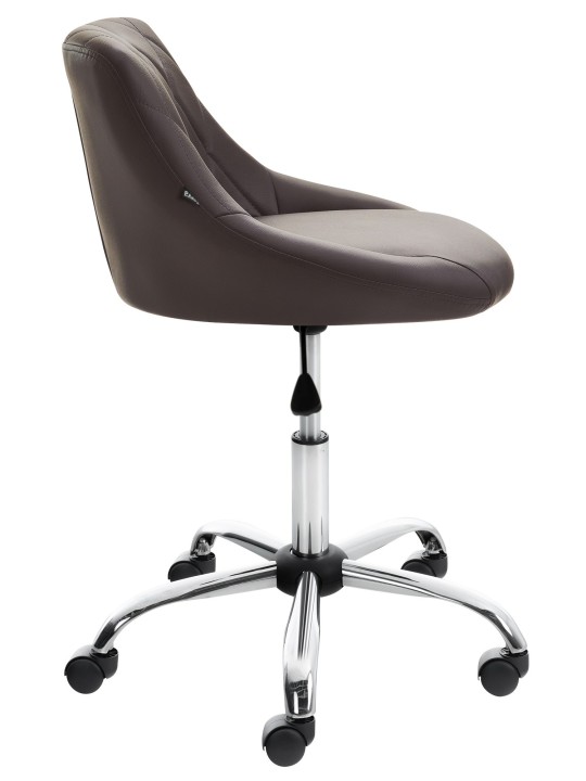 Tabouret de travail Lazio simili cuir, brun Tabouret de travail Lazio simili cuir, brun