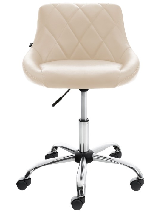 Tabouret de travail Lazio simili cuir, crème Tabouret de travail Lazio simili cuir, crème