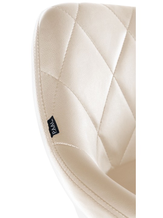 Tabouret de travail Lazio simili cuir, crème Tabouret de travail Lazio simili cuir, crème