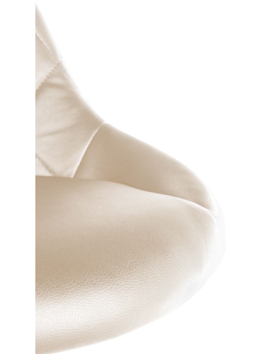 Tabouret de travail Lazio simili cuir, crème Tabouret de travail Lazio simili cuir, crème