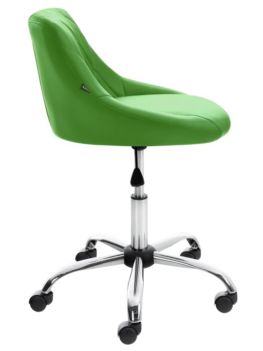 Tabouret de travail Lazio simili cuir, vert Tabouret de travail Lazio simili cuir, vert
