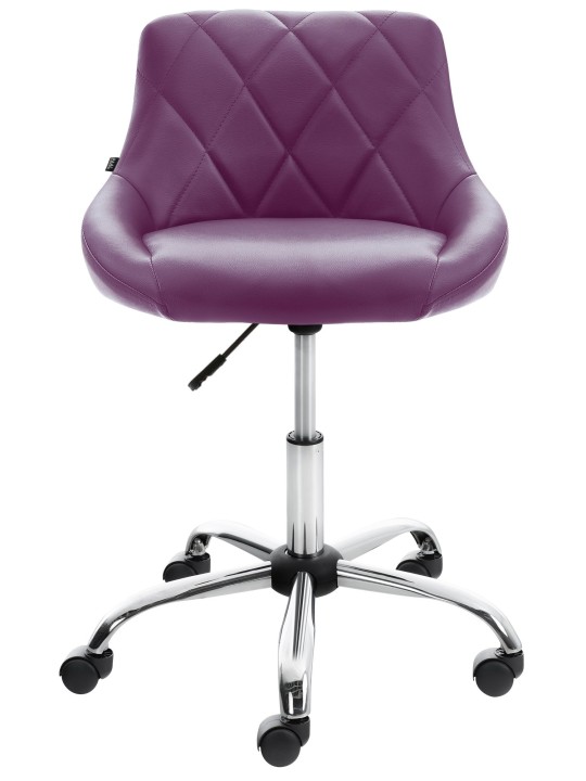 Tabouret de travail Lazio simili cuir, lilas Tabouret de travail Lazio simili cuir, lilas
